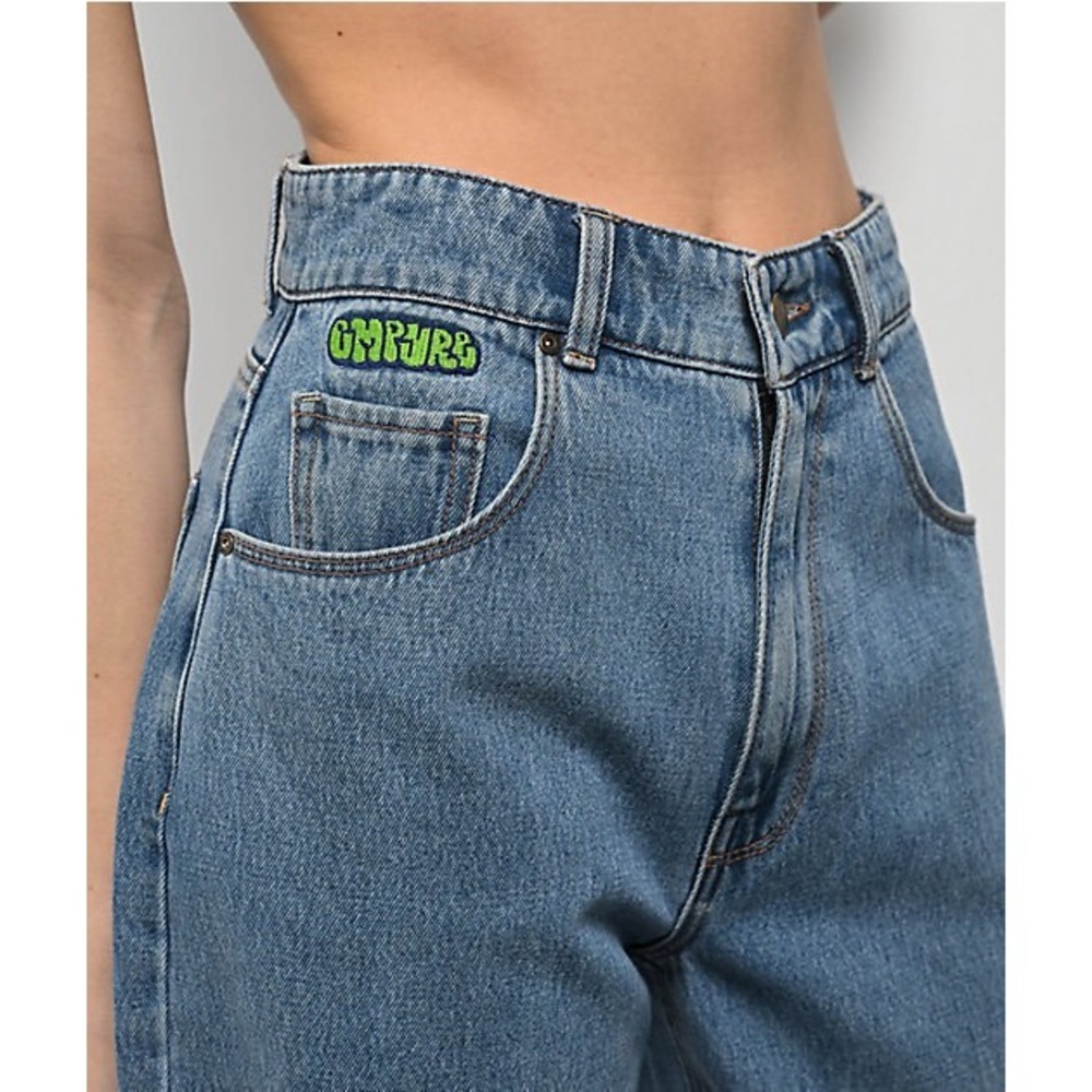 Empyre Tori Skateboard Jeans Blue Baggy High Waist Skater 12 Vintage Streatwear
